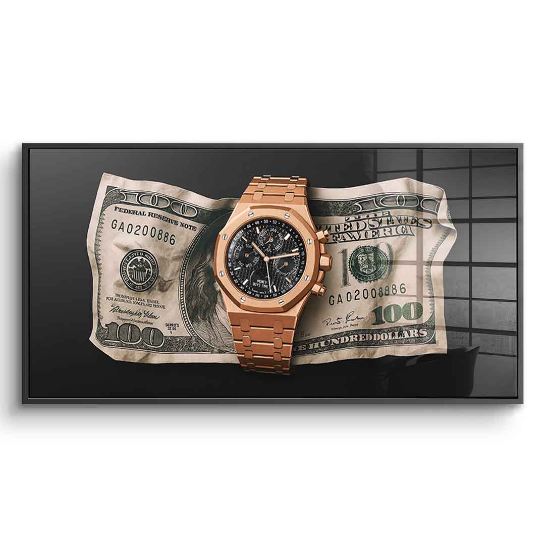 Money Buys Time - Acrylglas