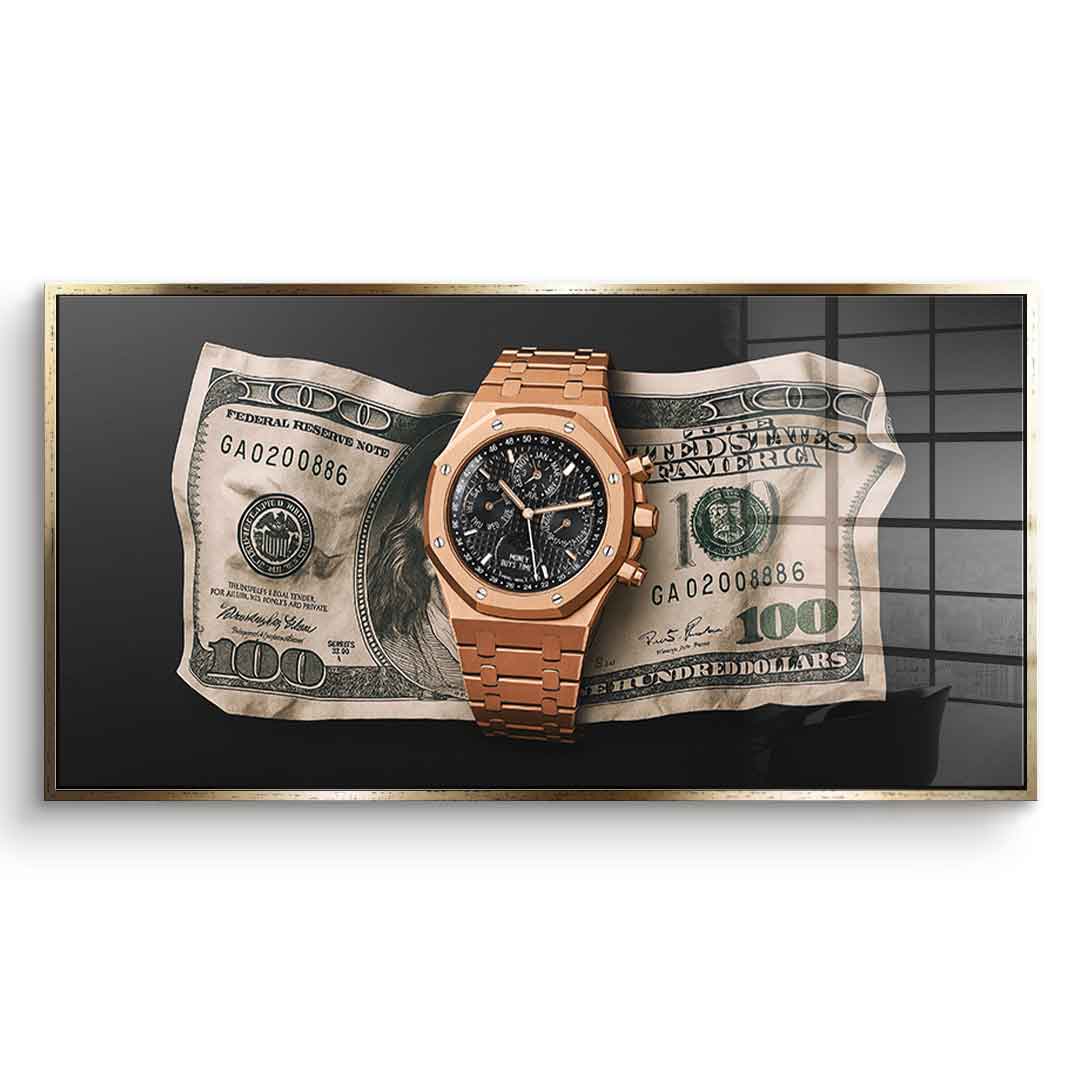 Money Buys Time - Acrylglas