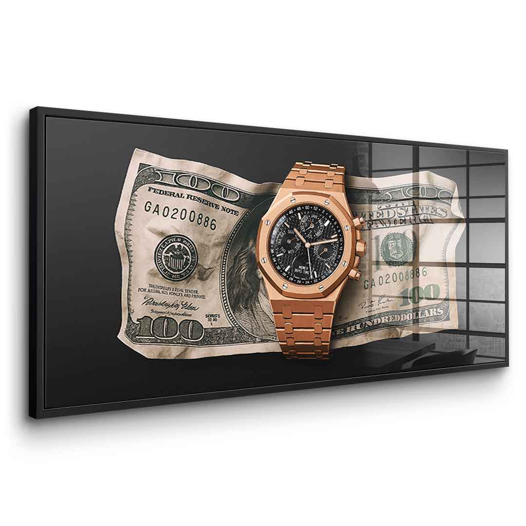 Money Buys Time - Acrylglas