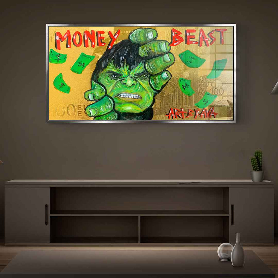 Money Hulk - Szkło akrylowe