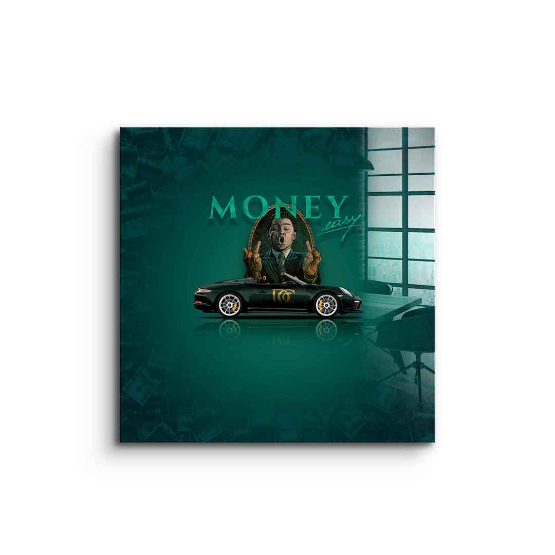 Money easy Green - Akryl