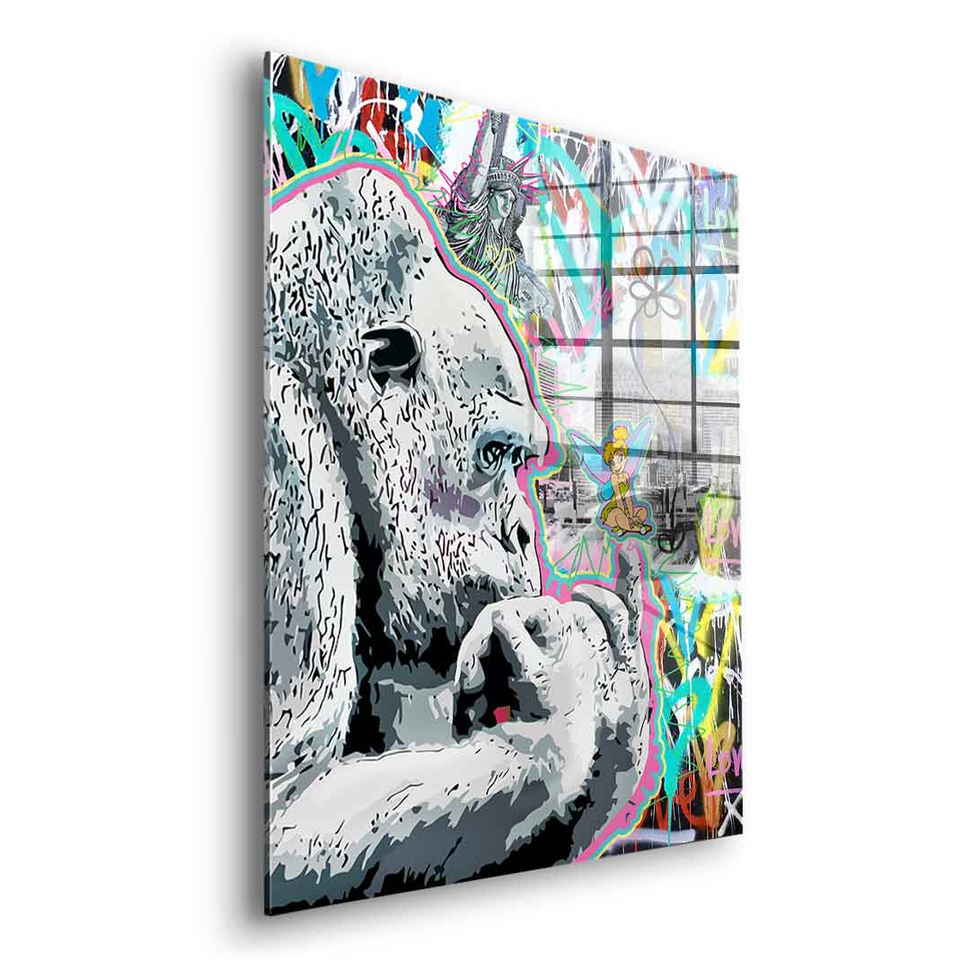 Monkey Fairy - Acrylglas