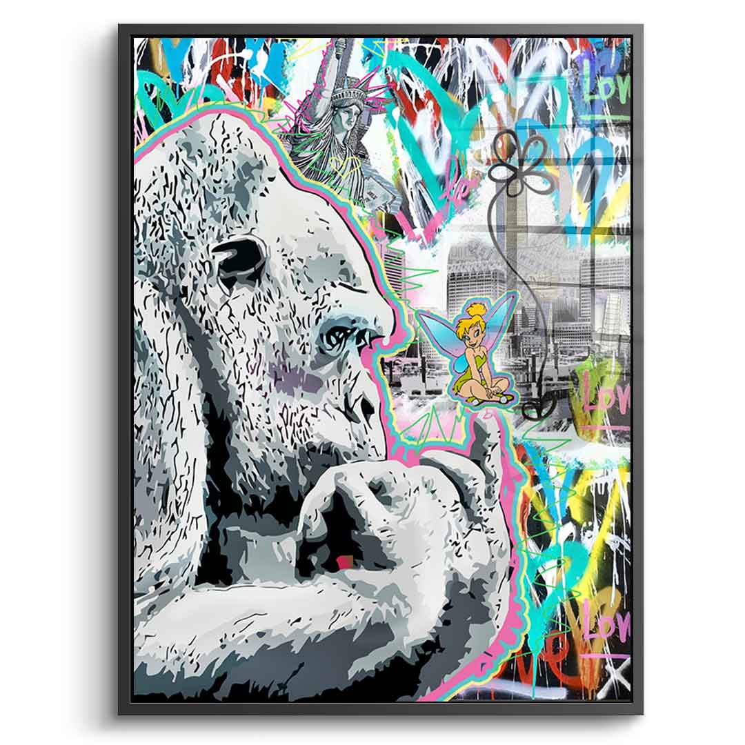 Monkey Fairy - Acrylglas