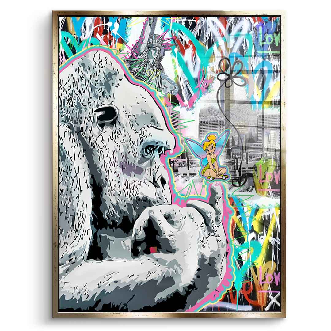 Monkey Fairy - Acrylglas