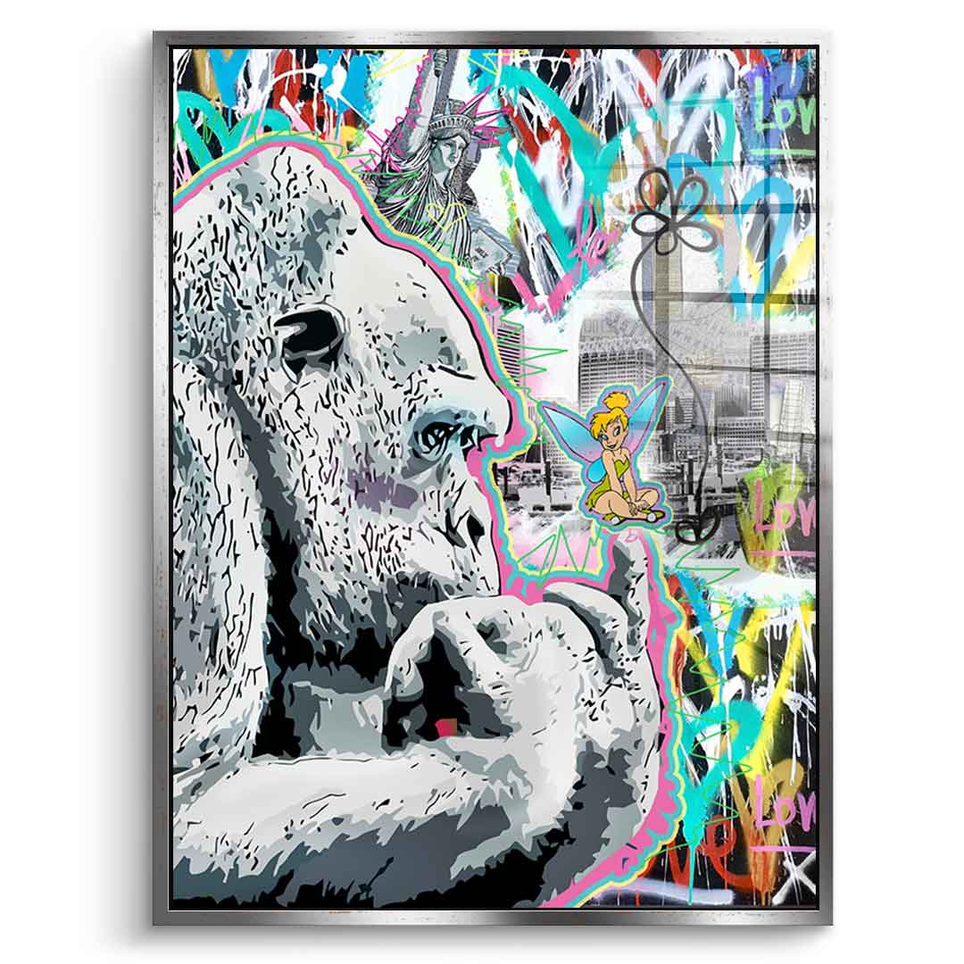 Monkey Fairy - Acrylglas