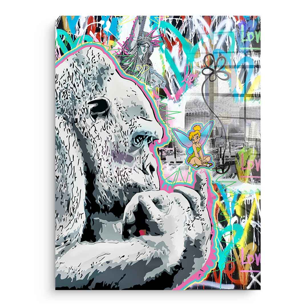 Monkey Fairy - Acrylglas