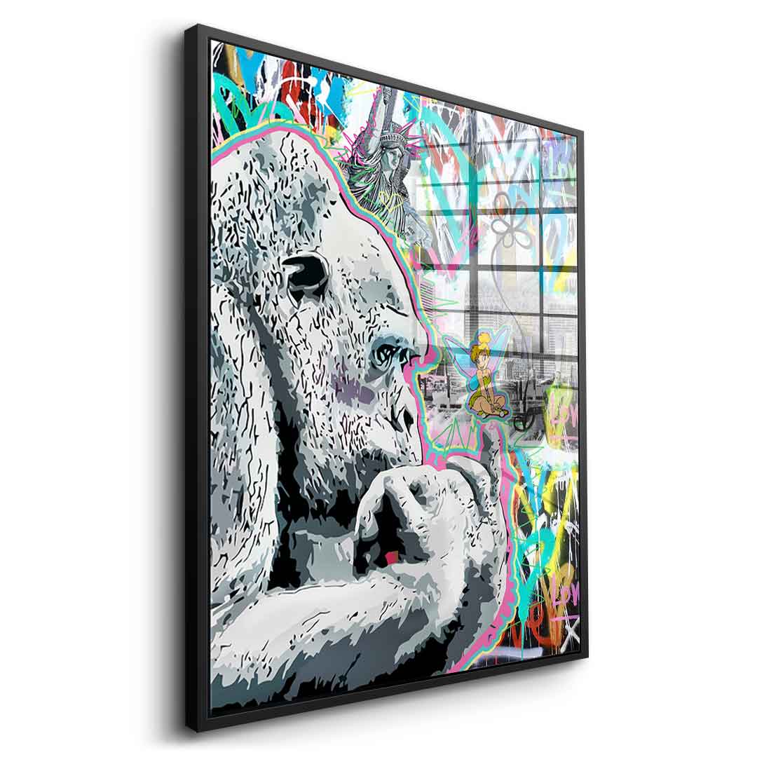 Monkey Fairy - Acrylglas