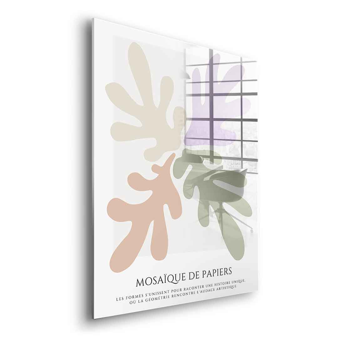 Mozaika z papieru 2 - Szkło akrylowe