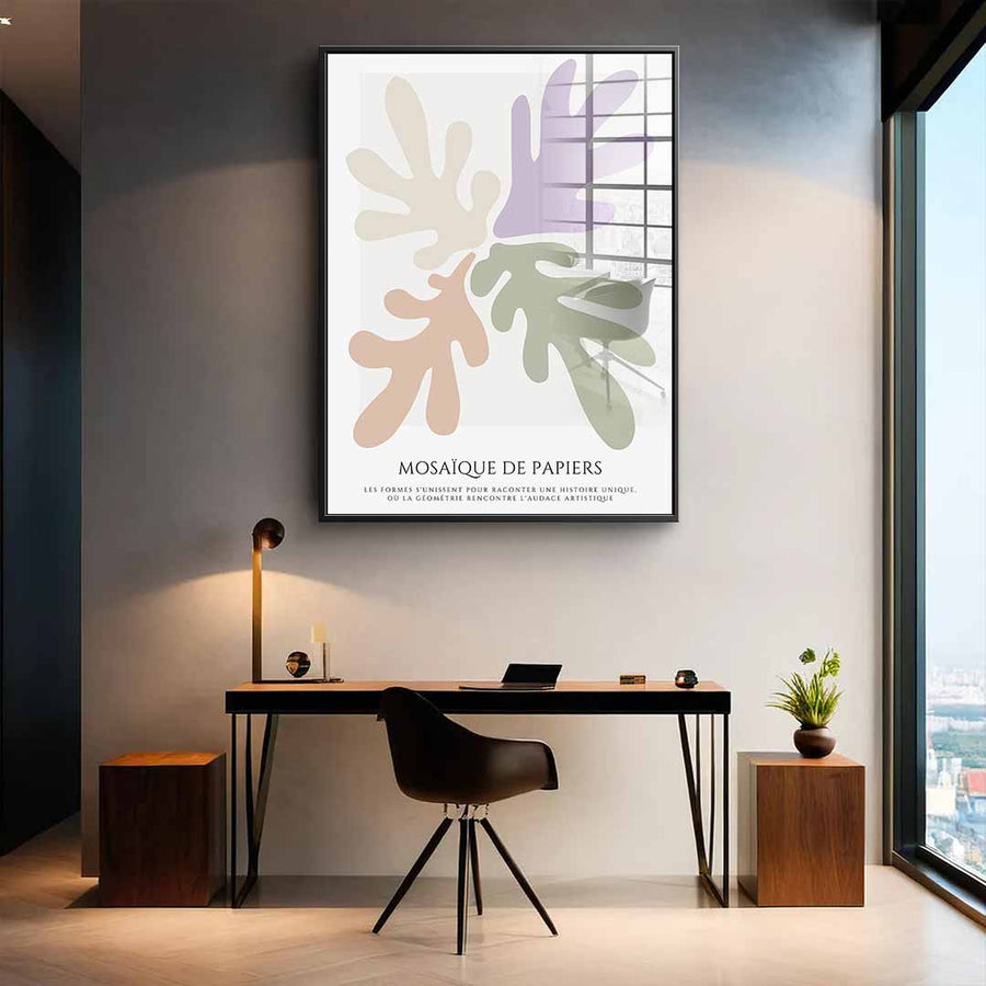 Mosaic of Papers 2 - Acrylic Glass
