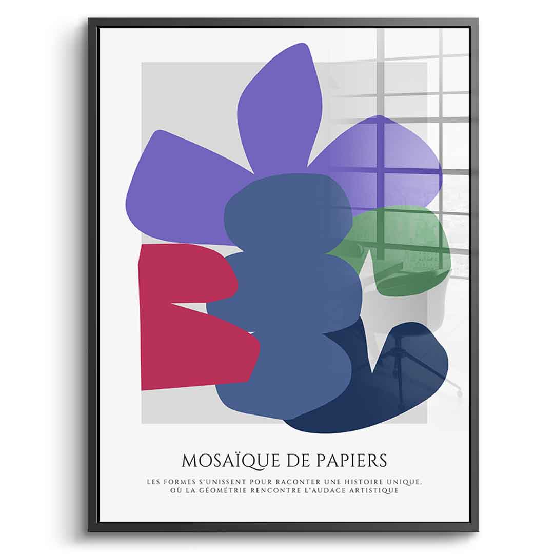 Mozaika z papieru 4 - Szkło akrylowe