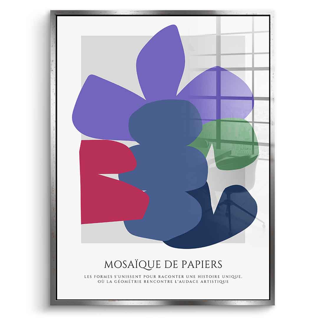 Mozaika z papieru 4 - Szkło akrylowe