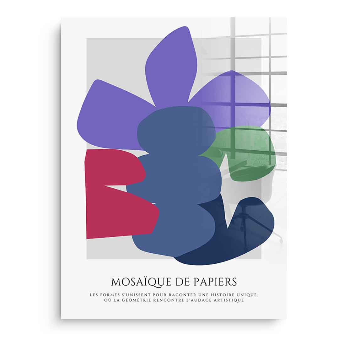 Mozaika z papieru 4 - Szkło akrylowe
