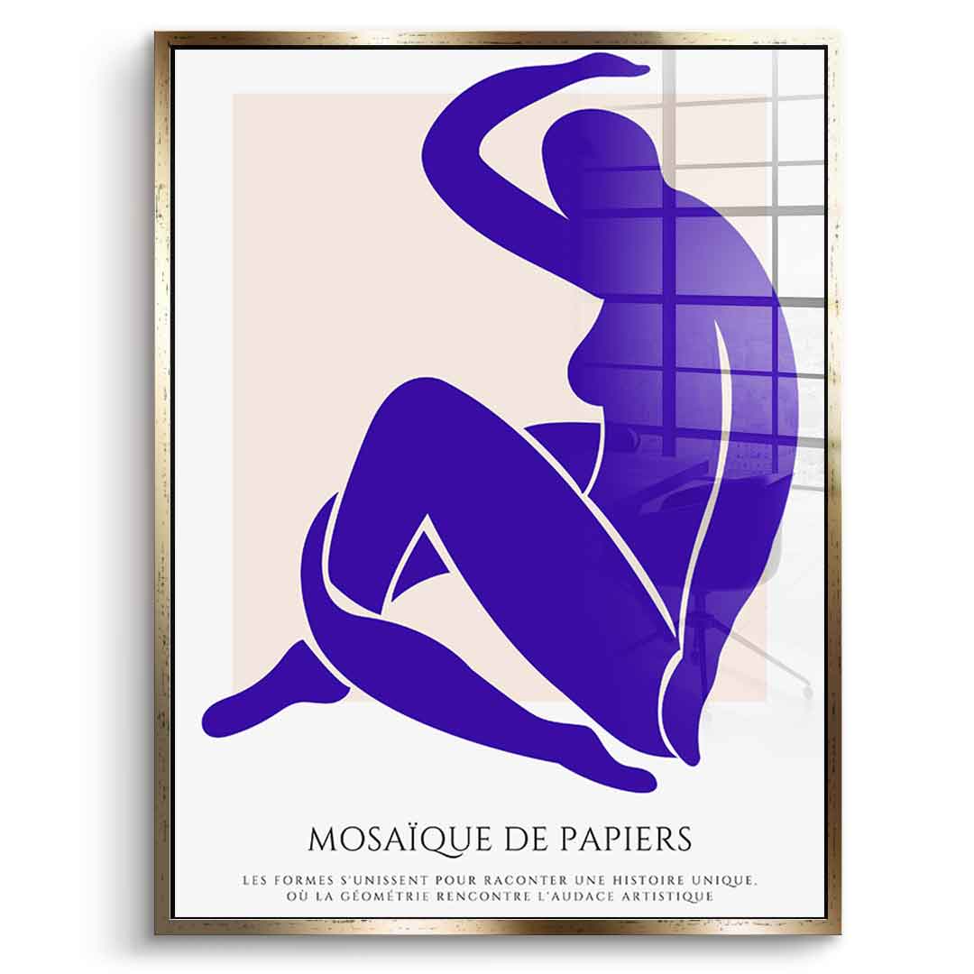 Mozaika z papieru – szkło akrylowe