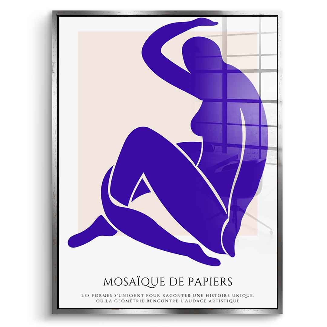 Mozaika z papieru – szkło akrylowe