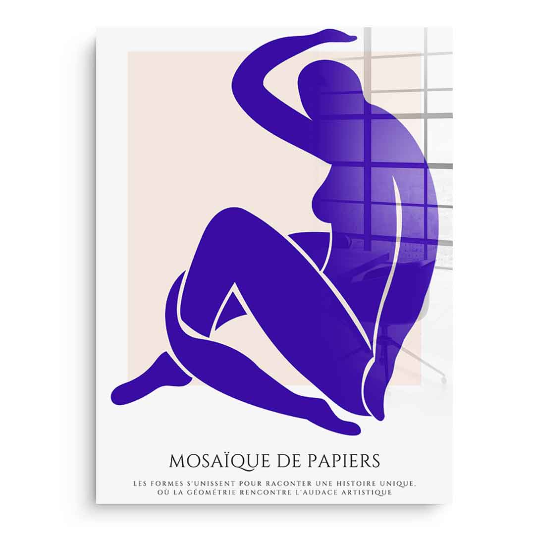 Mozaika z papieru – szkło akrylowe
