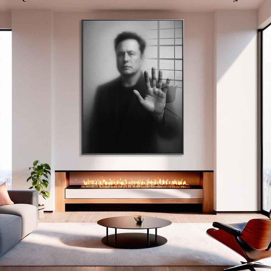 Musk's Silhouette - Acrylglas