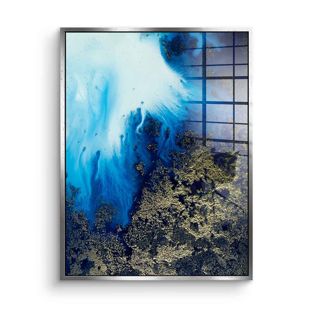 Navy Shimmer - Acrylglas