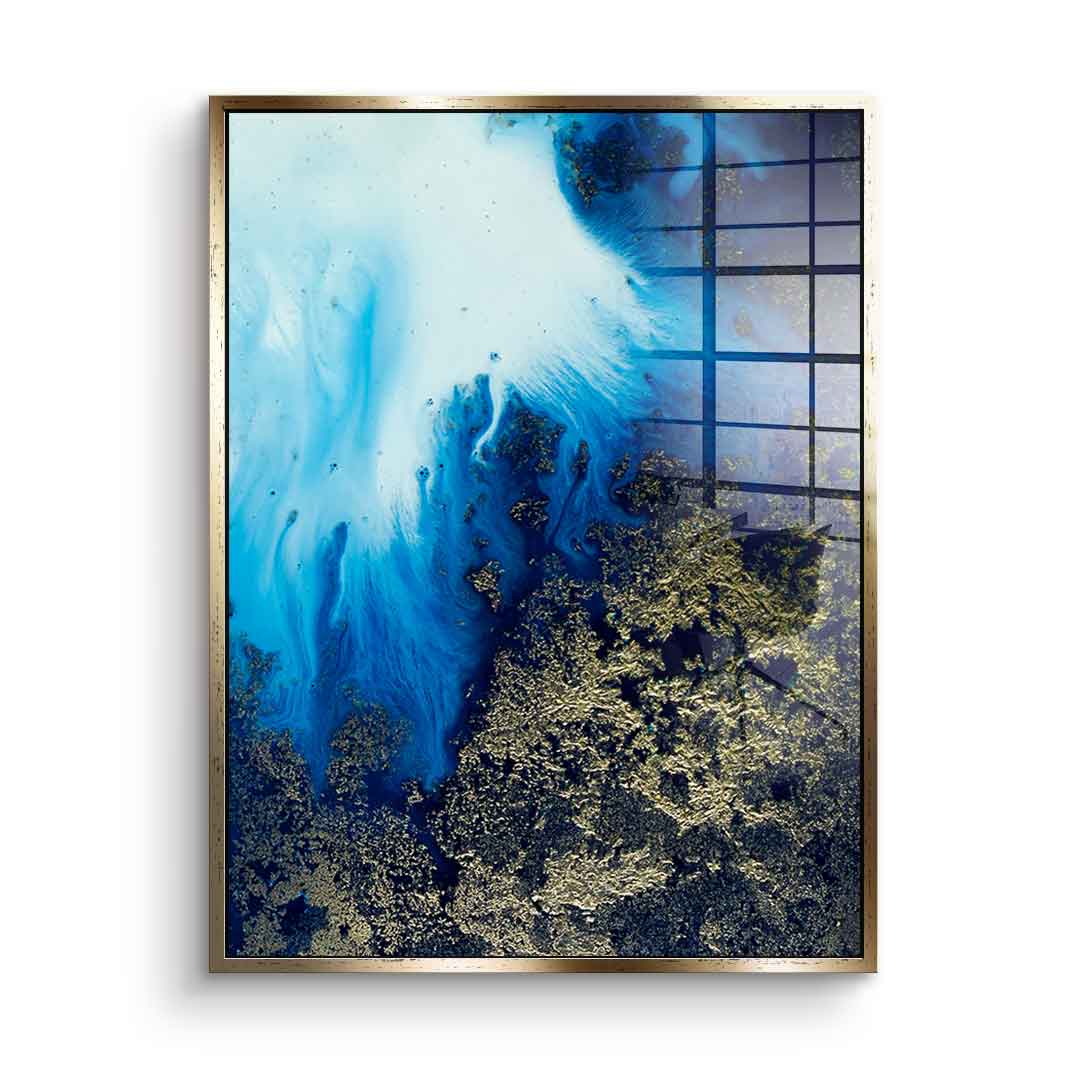 Navy Shimmer - Acrylglas