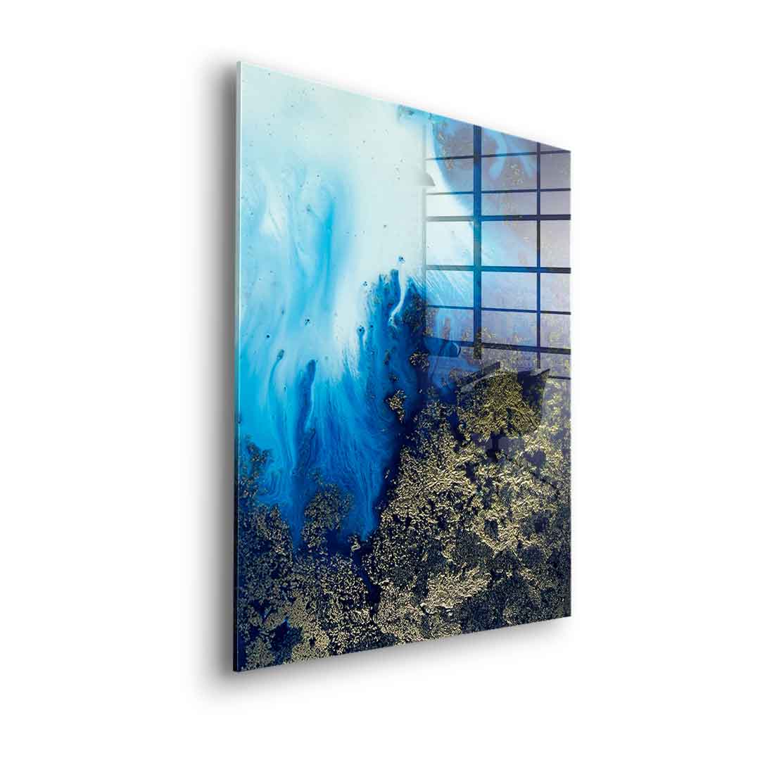 Navy Shimmer - Acrylglas