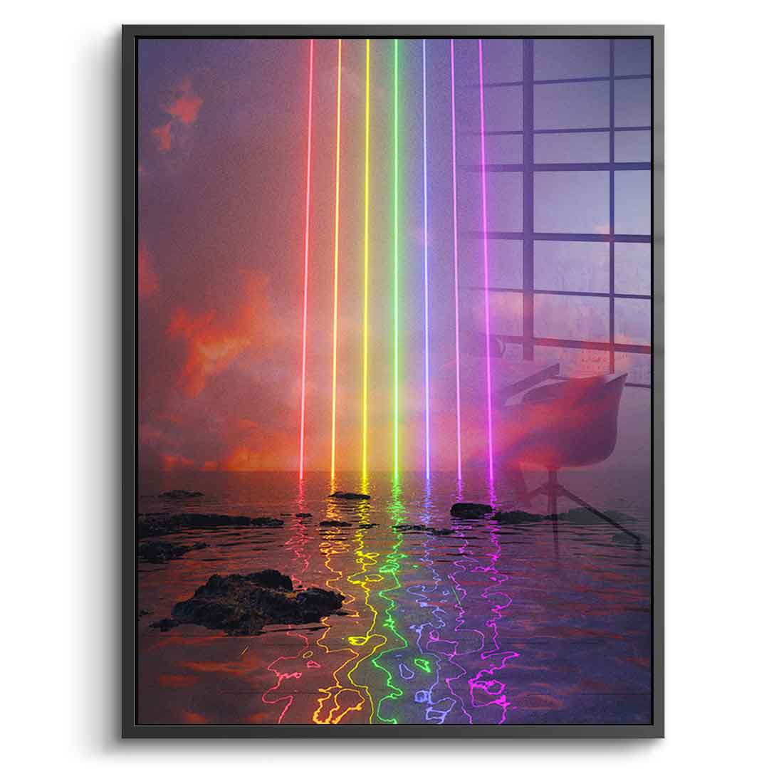 Neon Rainbow - Acrylglas