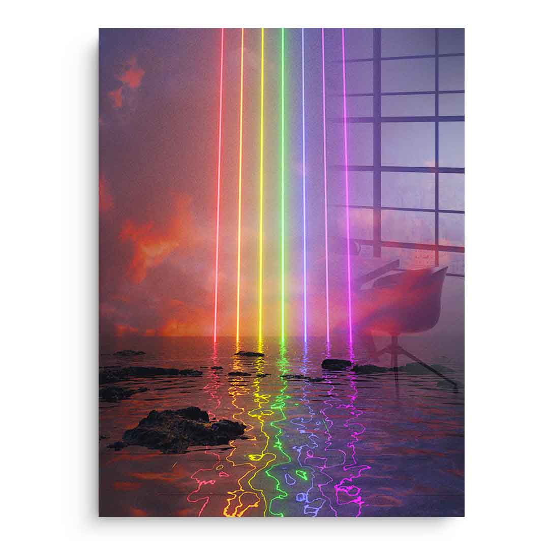 Neon Rainbow - Acrylglas