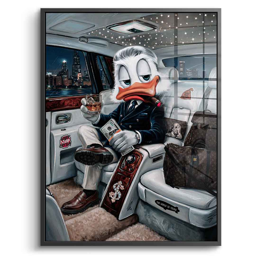 Old Money Duck - Acrylglas