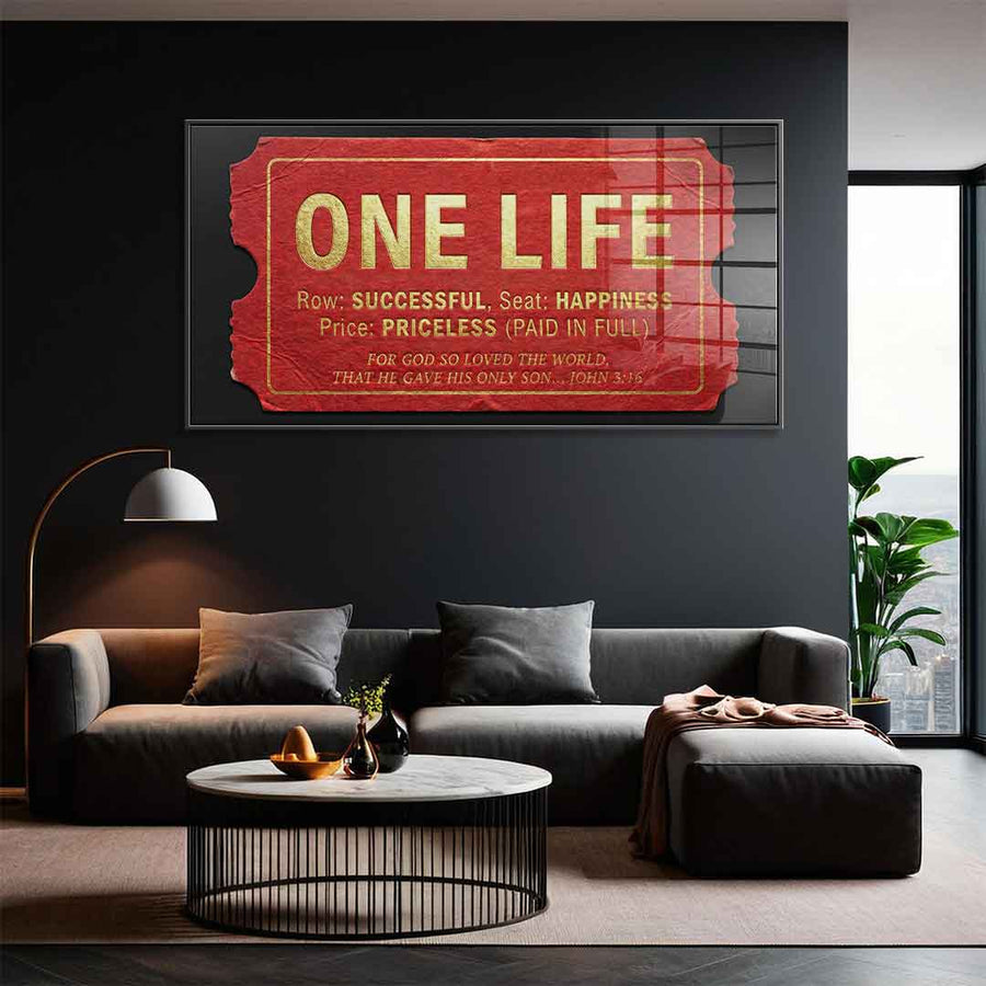 One Life - Szkło akrylowe