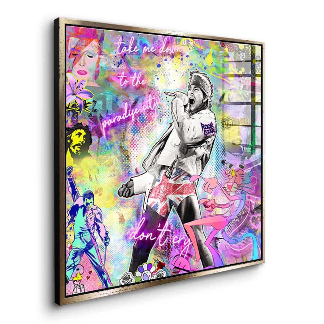 Paradise City - Acrylglas
