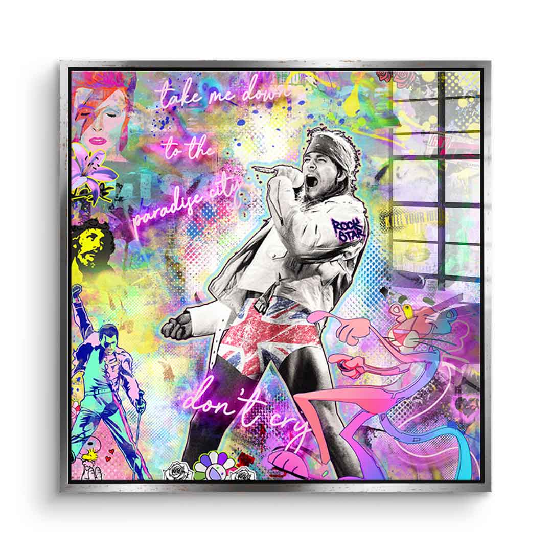 Paradise City - Acrylglas