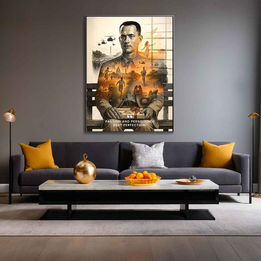 Passion and Perseverance - Acrylglas