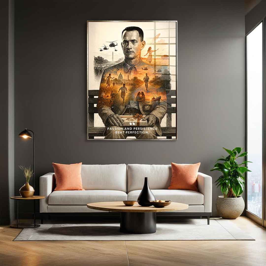 Passion and Perseverance - Acrylic glass