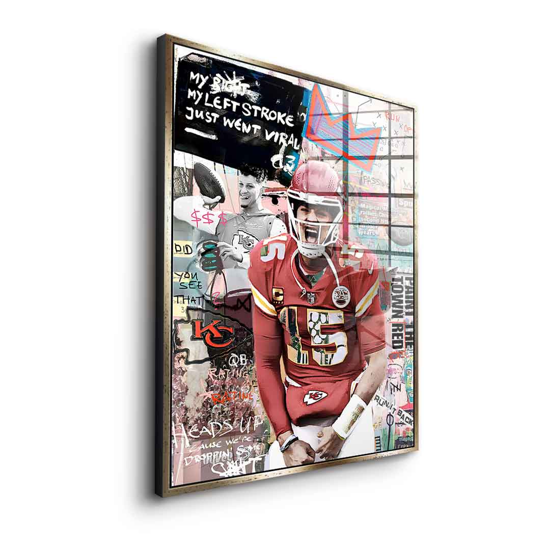 Pat Mahomes - Acrylglas