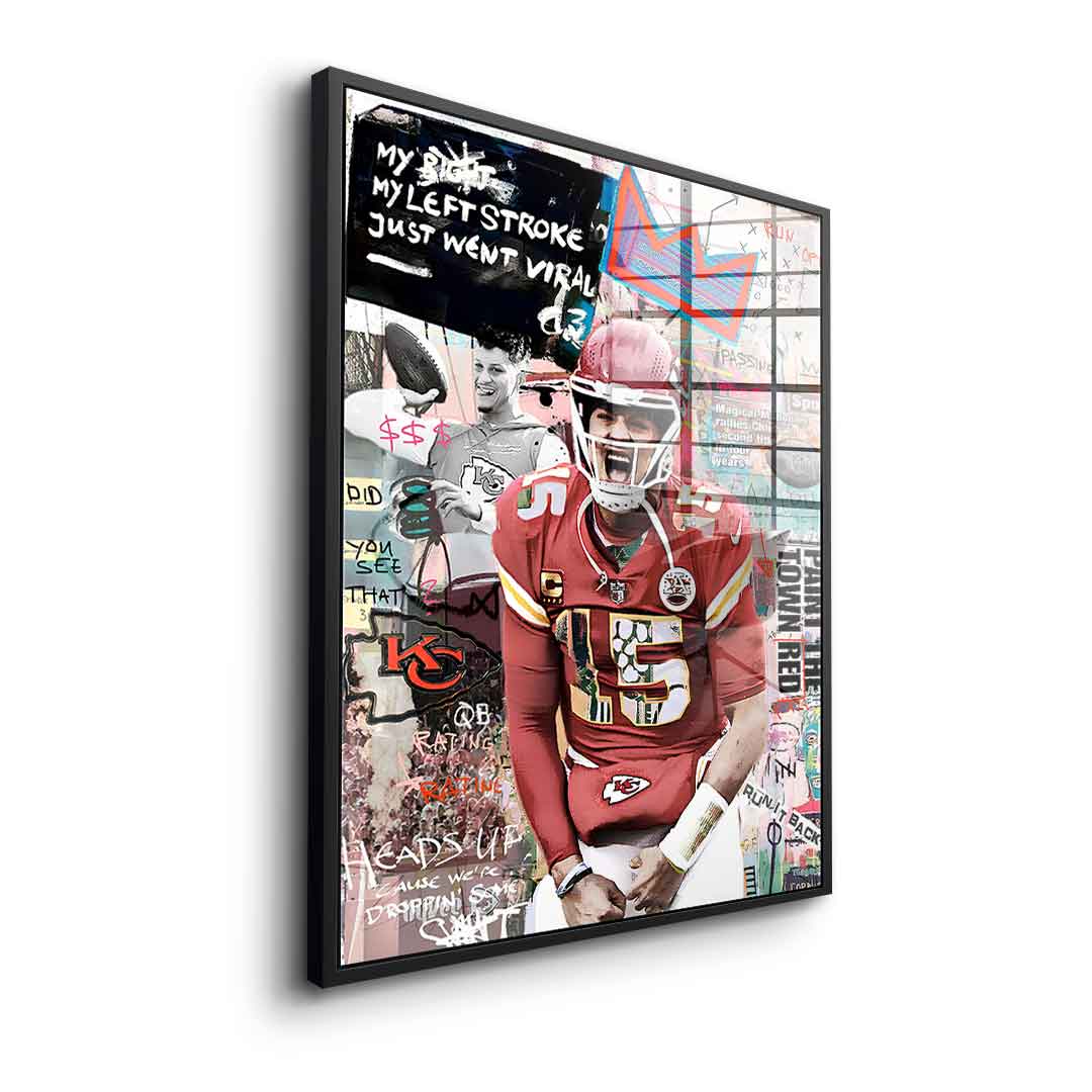 Pat Mahomes - Acrylglas