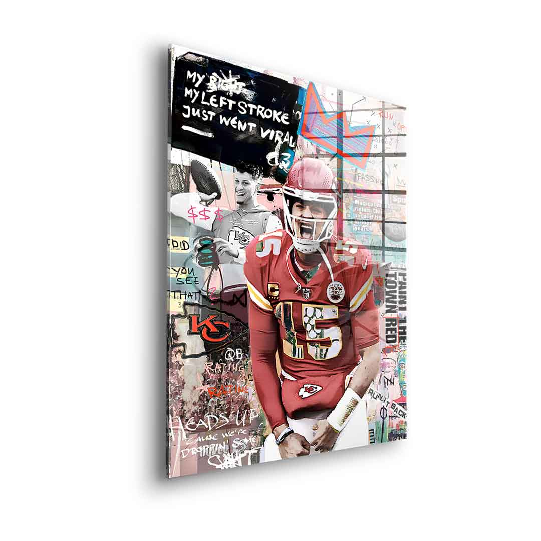 Pat Mahomes - Acrylglas