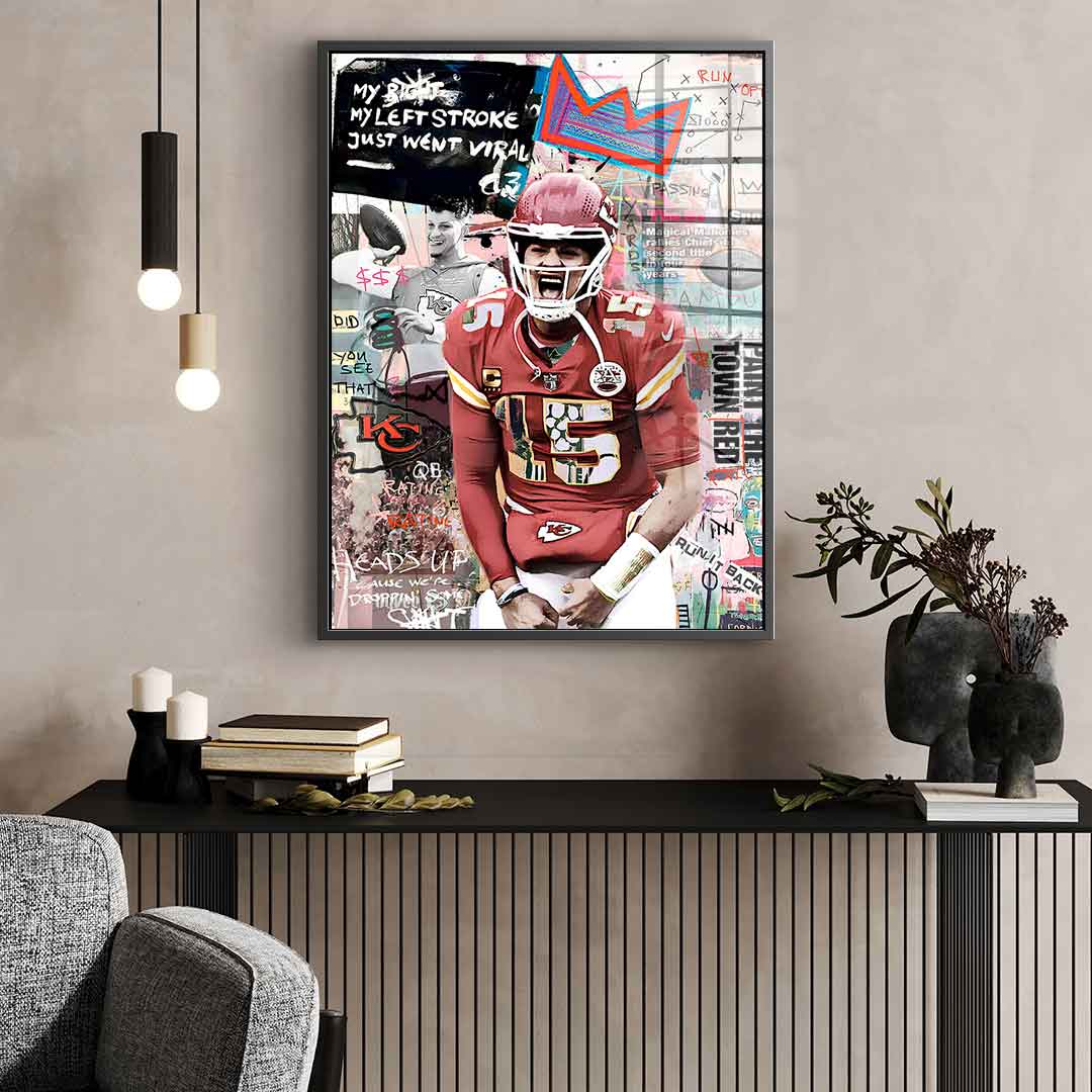 Pat Mahomes - Acrylglas