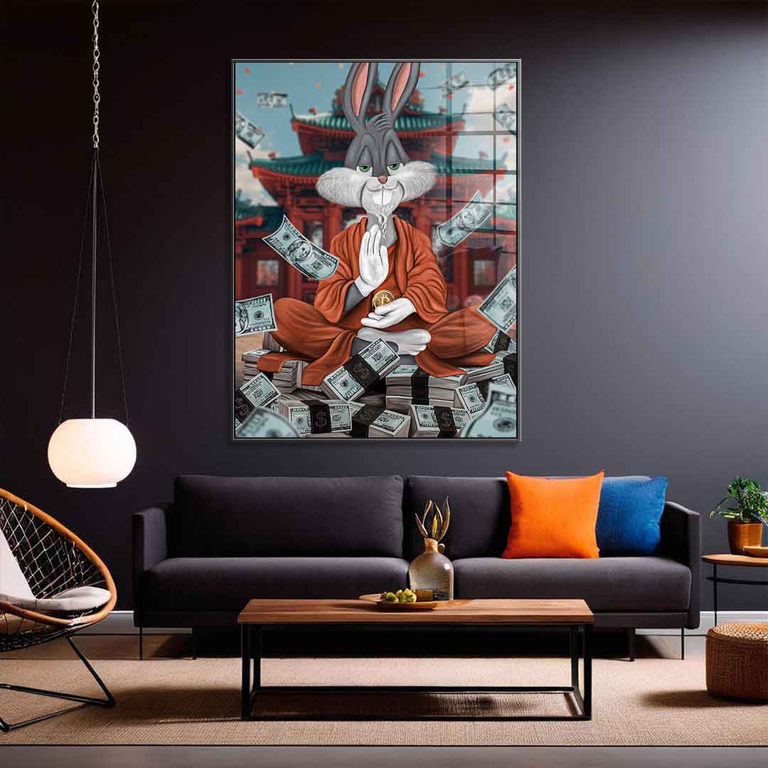 Peace Bunny - Acrylic glass