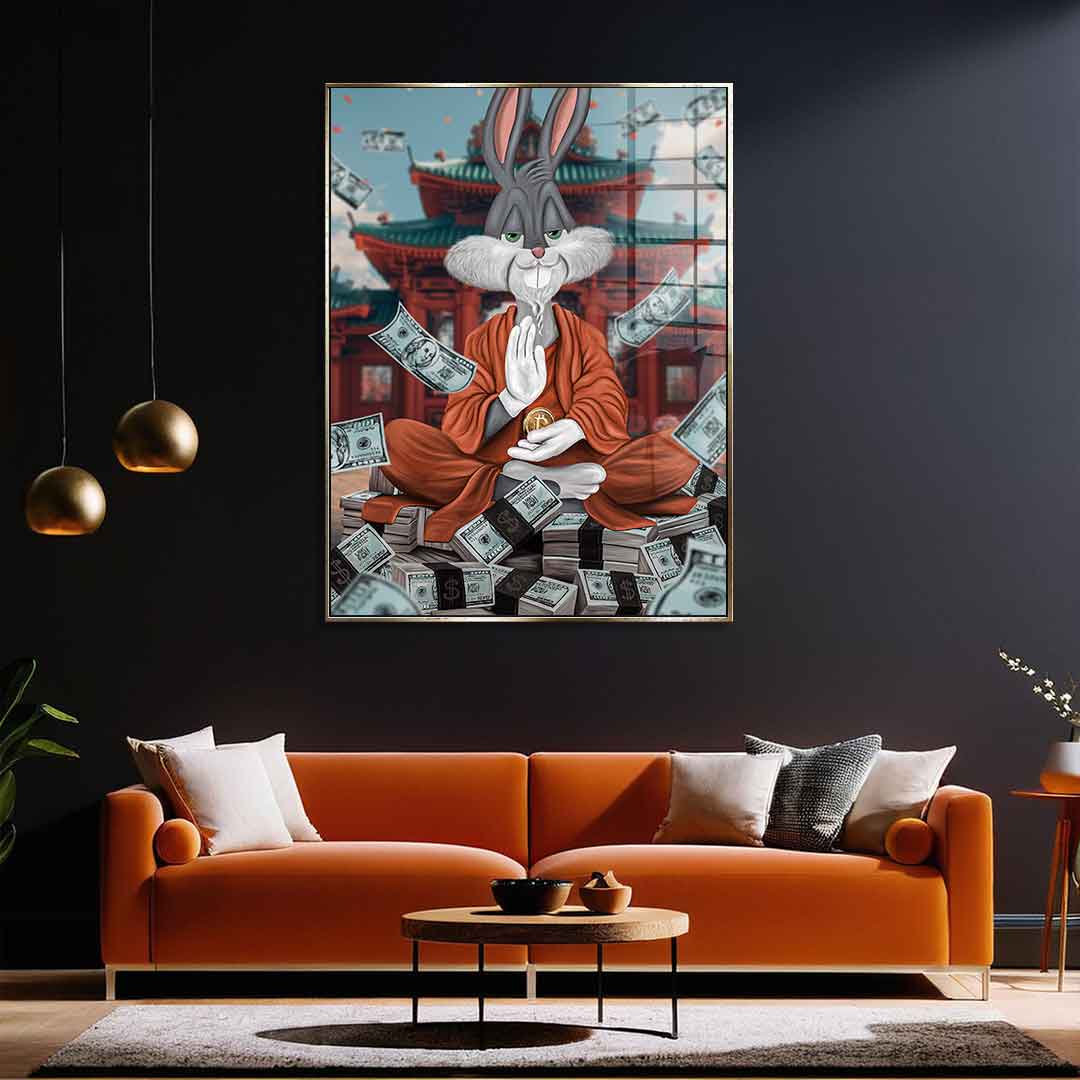 Peace Bunny - Acrylic glass