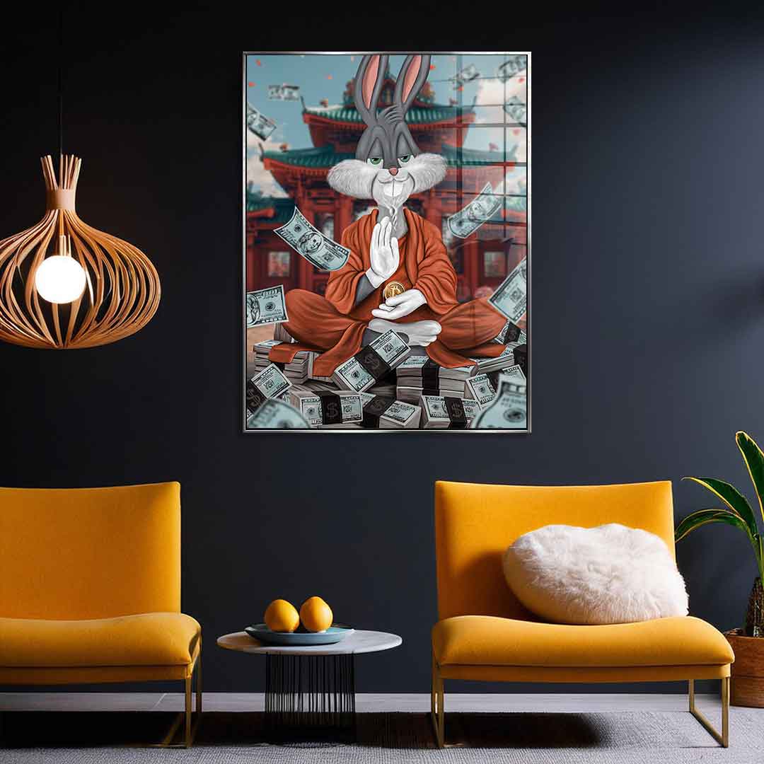 Peace Bunny - Acrylic glass