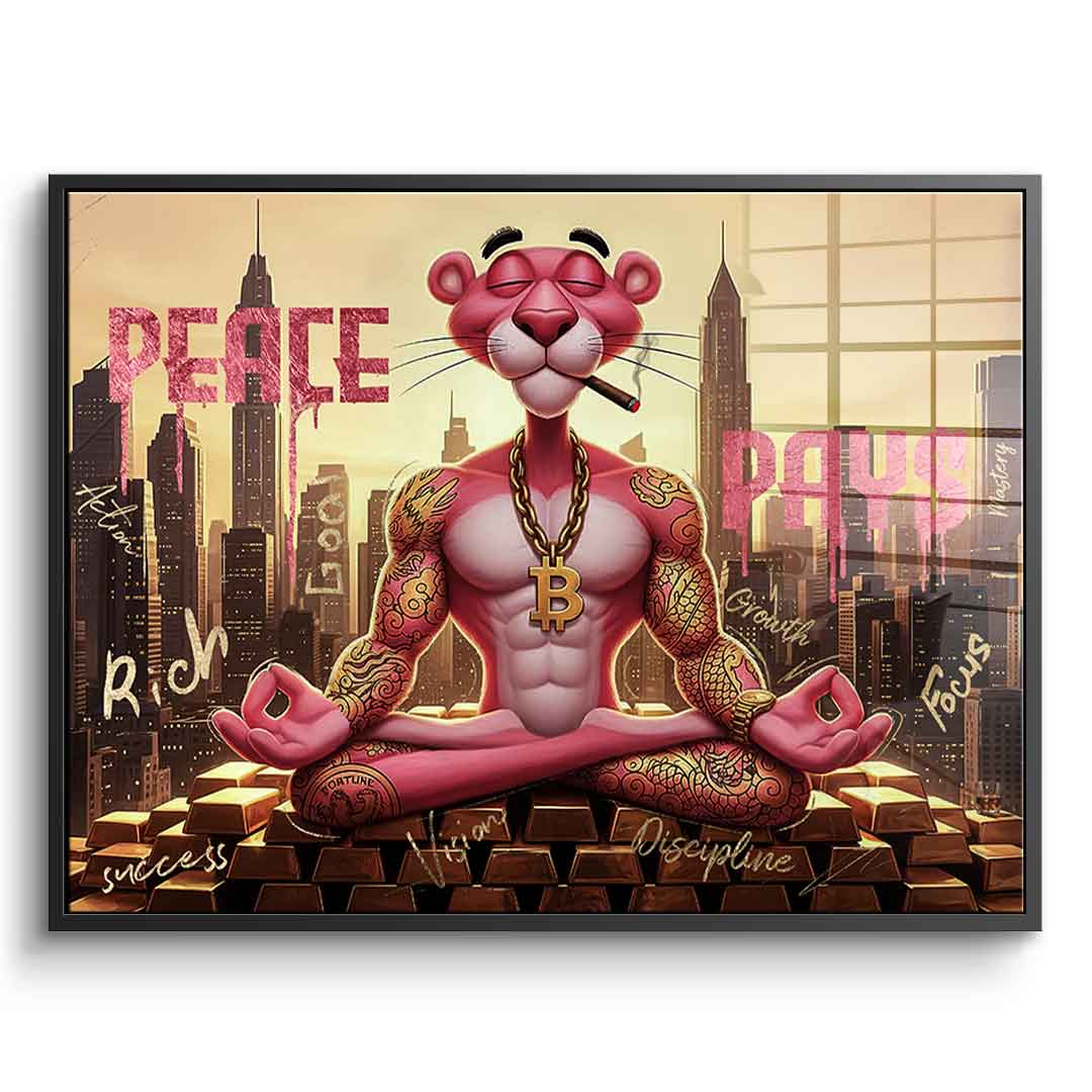 Peace Pays - Acrylglas