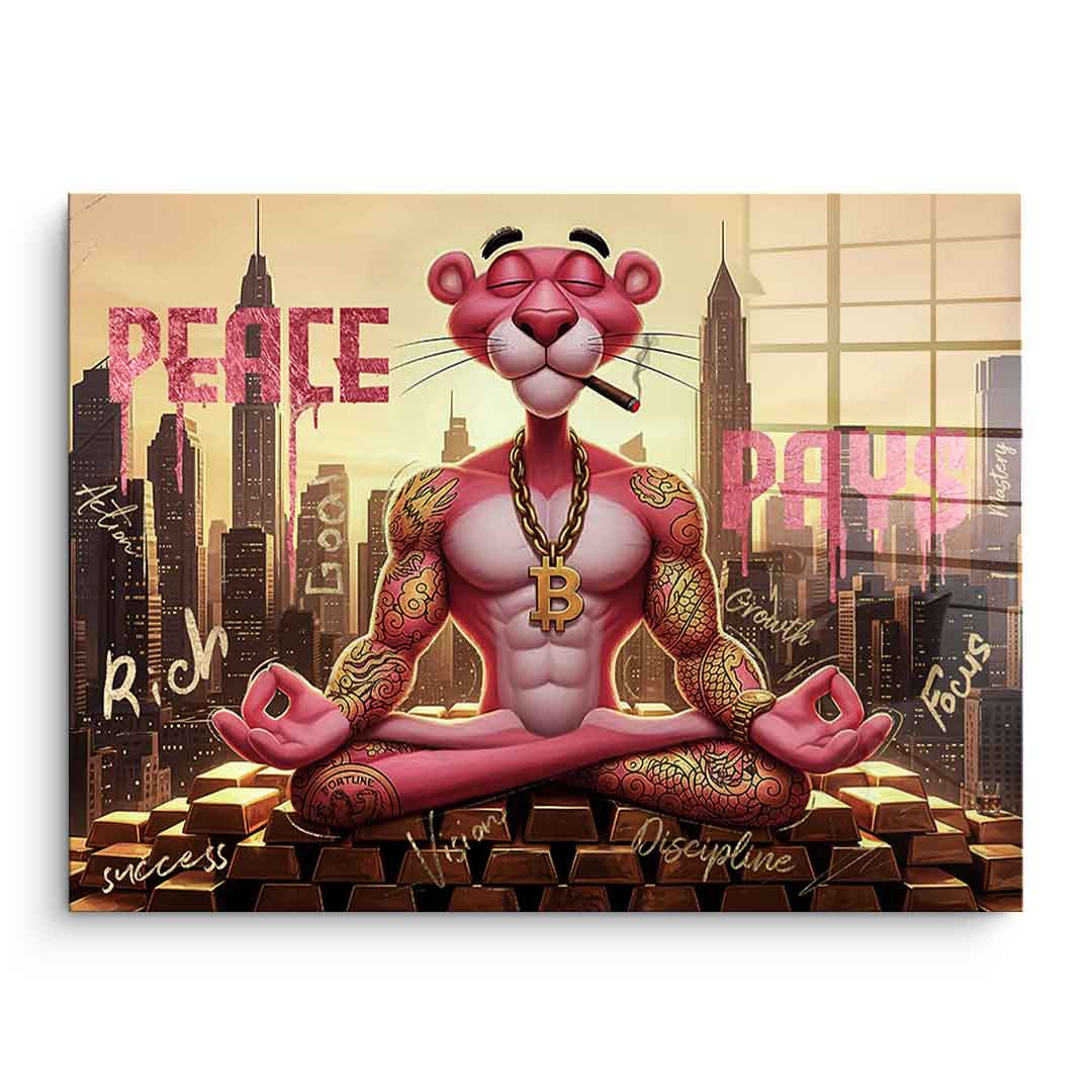 Peace Pays - Acrylglas