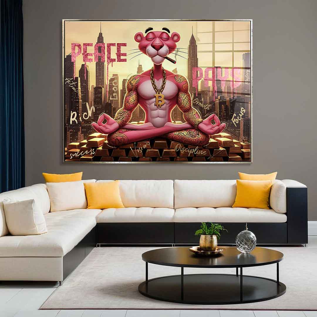 Peace Pays - Acrylglas
