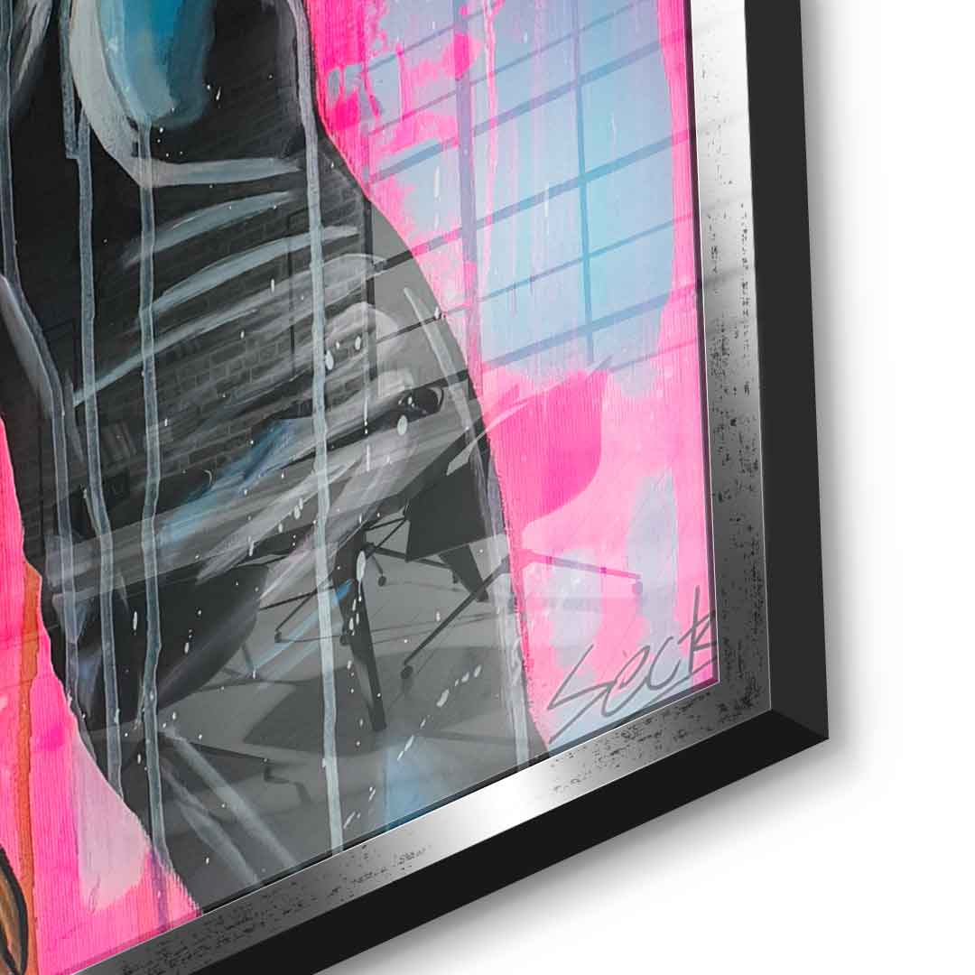 Pink Frozen - Acrylglas