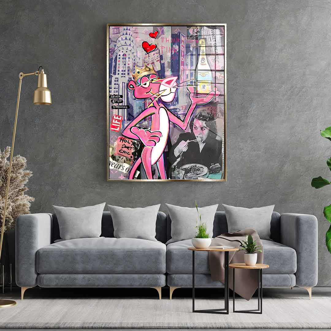 Pink Panther Cristal - Acrylglas