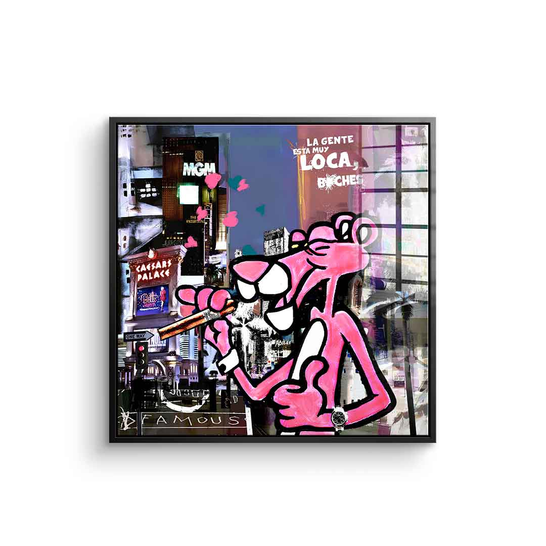 Pink Panther MuyLoca - Acrylglas