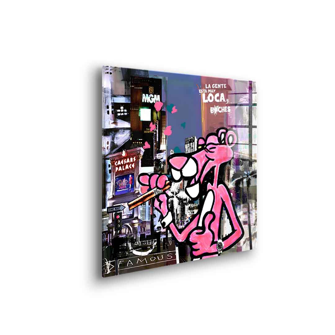 Pink Panther MuyLoca - Acrylglas