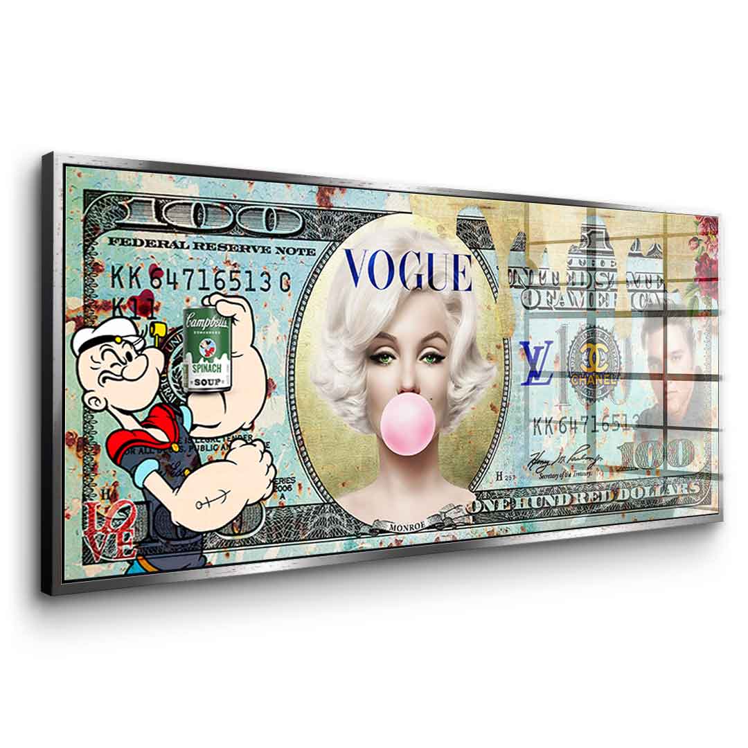 Pop Art Bill - Acrylic glass