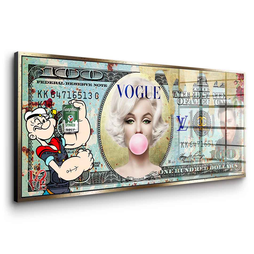 Pop Art Bill - Acrylic glass