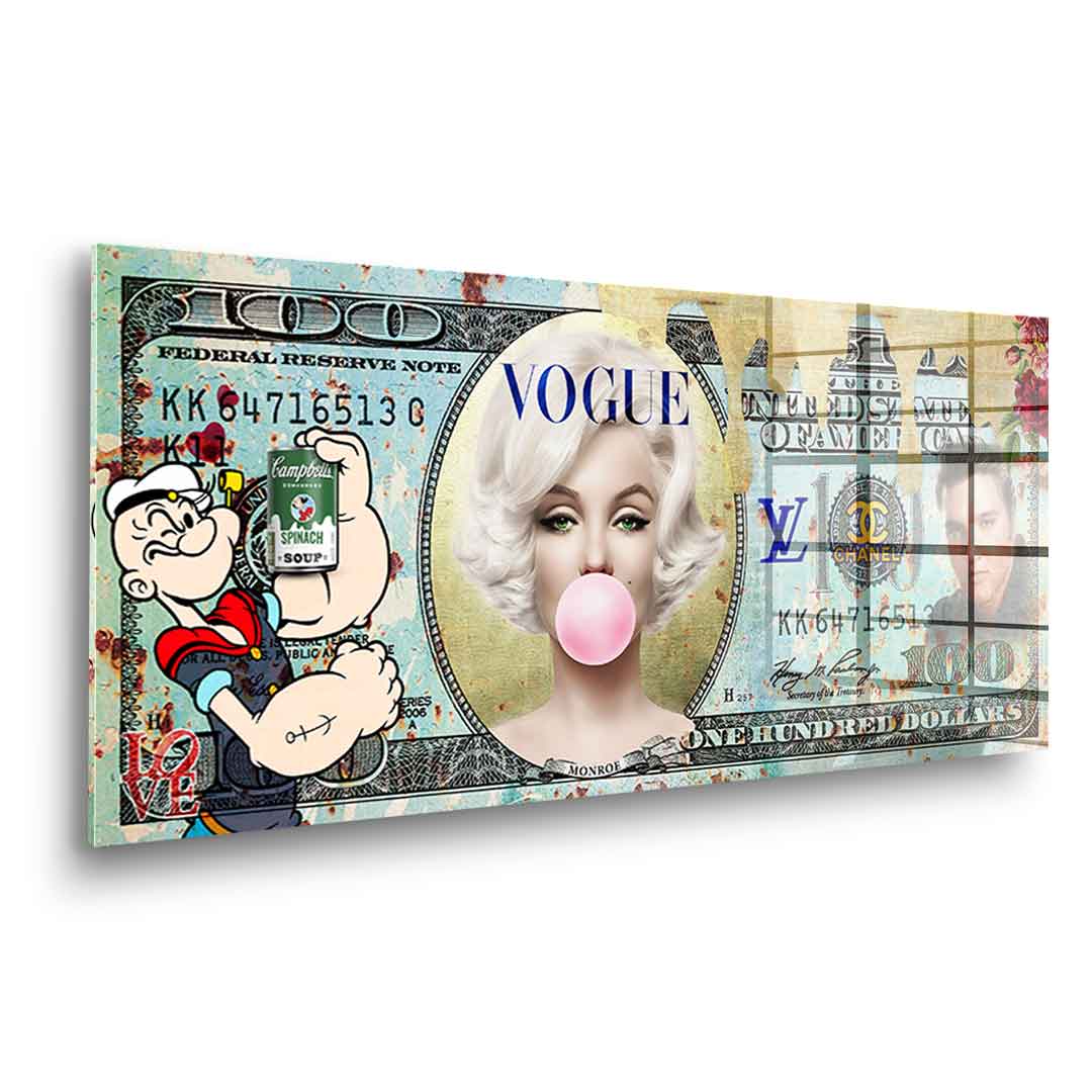 Pop Art Bill - Acrylic glass