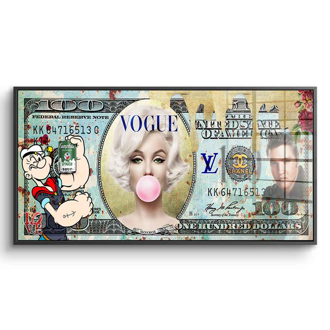 Pop Art Bill - Acrylic glass