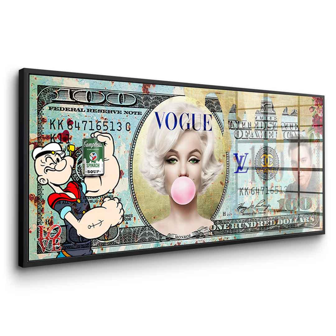 Pop Art Bill - Acrylic glass